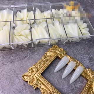 Móng úp HSM form nhọn đục trơn ( hộp 500m)