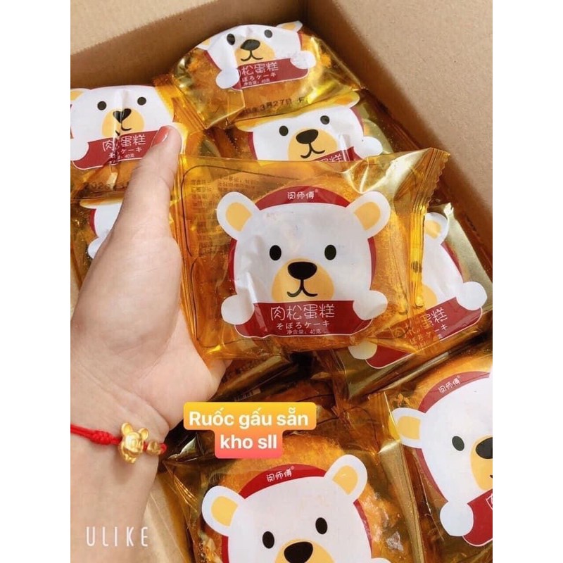 Bánh ruốc gấu Đài Loan 135k/ thùng 30 cái