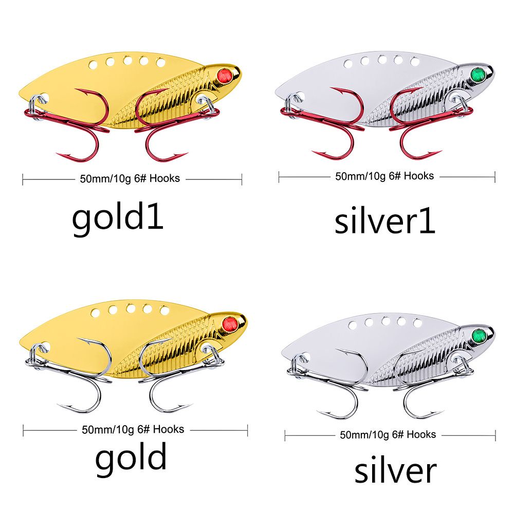 MUVAKO Mồi câu giả bằng kim loại 50mm/ 10g chất lượng cao