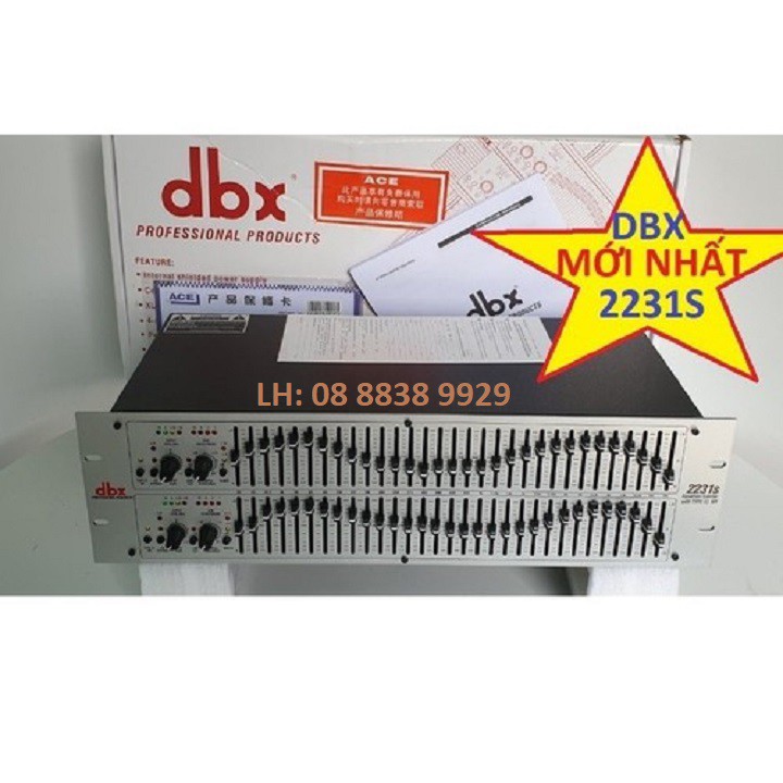 LỌC XÌ ÂM THANH DBX 2231S - MODEN MỚI - HÀNG CAO CẤP