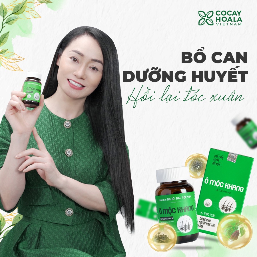 Viên Hà thủ ô Ô Mộc Khang - giảm tóc bạc, kích thích mọc tóc - Trọng lượng 200g