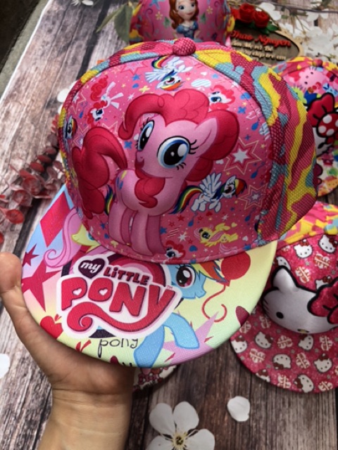 Mũ kết 3D hoạt hình hiphop cho bé gái