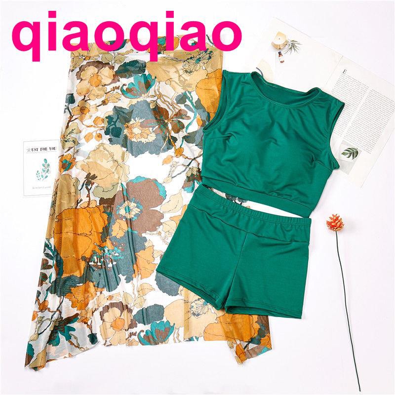 Set Đồ Tắm In Họa Tiết Hoa Phong Cách Hàn Quốc Dành Cho Nữ | BigBuy360 - bigbuy360.vn