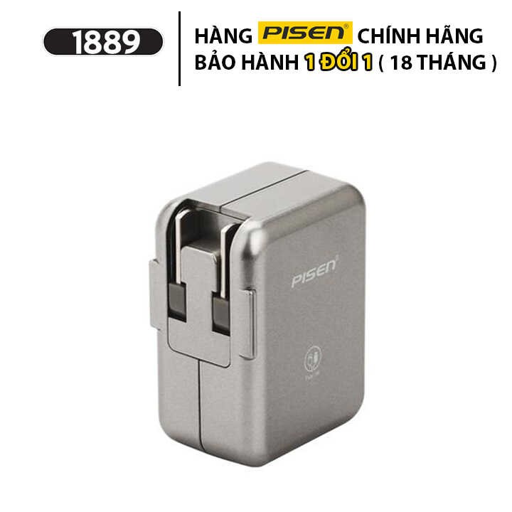 Củ Sạc Pisen 2a Dual USB Charger 2A Smart - Adapter Sạc Cao Cấp Pisen 2a USB - [1 ĐỔI 1 BẢO HÀNH 18 THÁNG] - TS-FC026