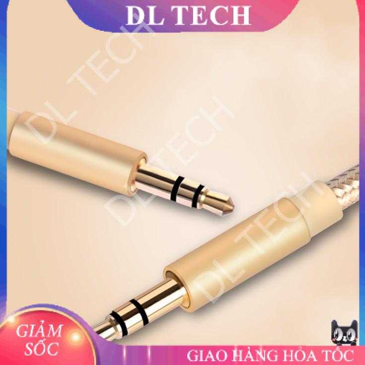 Cáp âm thanh 3.5 to 2 AUX bọc dù DL TECH