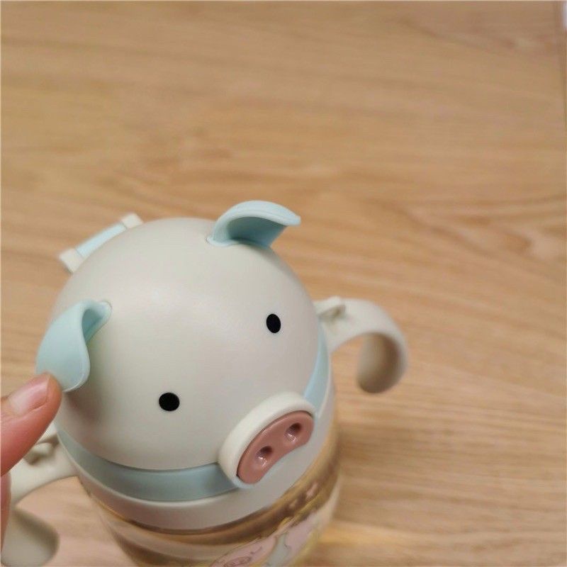Bình uống nước hình con heo cực dễ thương cho bé