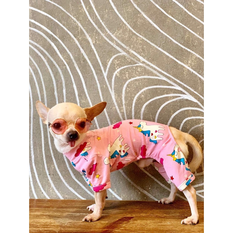 áo quần jumsuit cho chó mèo baby