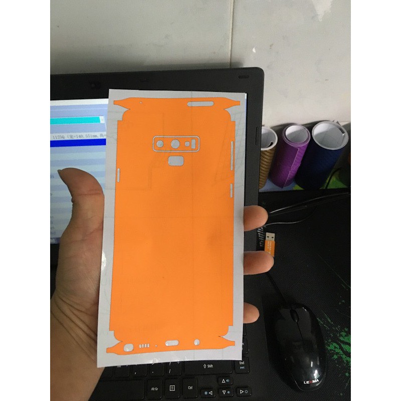 Miếng Dán Skin nhám Full viền cho Samsung Note 9 / Note 8 / Note 10 / chống trầy xước,chống bẩn mồ hôi, chống bẩn