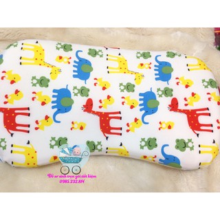 GỐI NON CAO SU CHỐNG NGẠT CHO BÉ