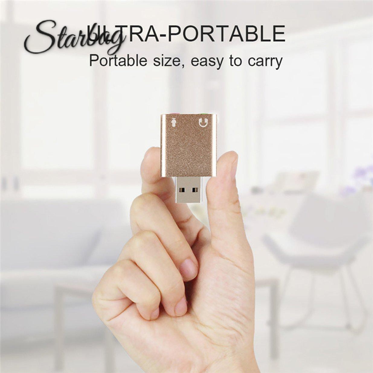 Usb Chuyển Đổi Âm Thanh Đầu Usb Sang Jack 3.5mm | BigBuy360 - bigbuy360.vn