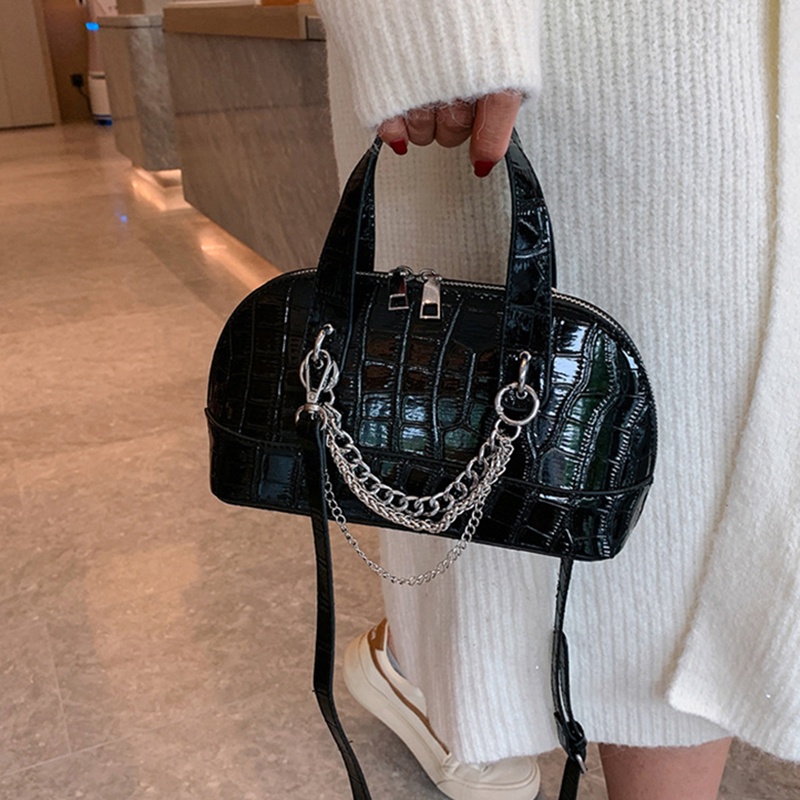 Túi Đeo Chéo Hình Vỏ Sò Bằng Đá Cổ Điển Dành Cho Bạn Nữ