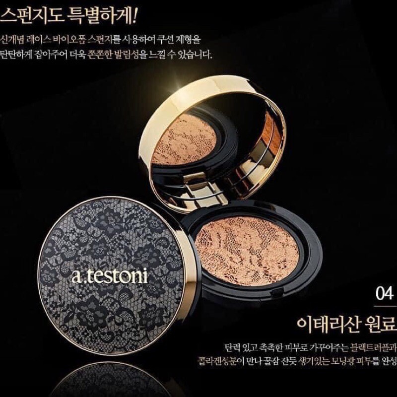 Phấn nước Atestoni Lace Cover Cushion nôi địa Hàn