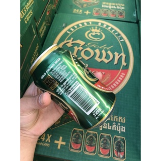 Bia Crown 24 lon 330ml- [ Ship Siêu Tốc HCM ]