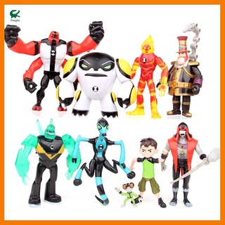 Bộ 9 mô hình đồ chơi nhân vật Ben 10 chất lượng cao