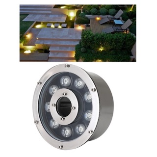 Đèn led âm nước 9w có lỗ đổi màu