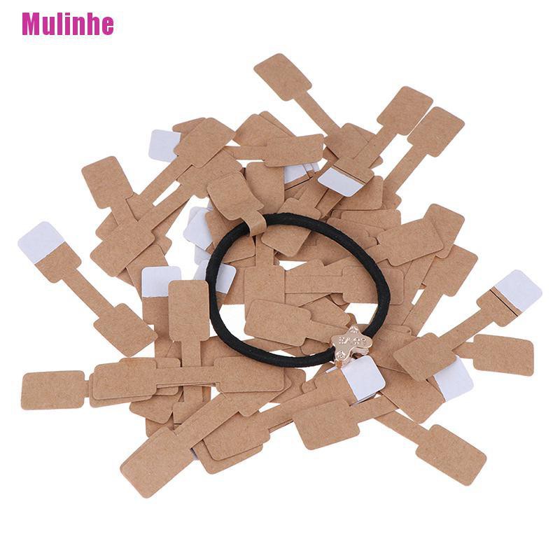 Set 50/ 100 nhãn giấy cứng ghi giá cho nhẫn/ vòng cổ