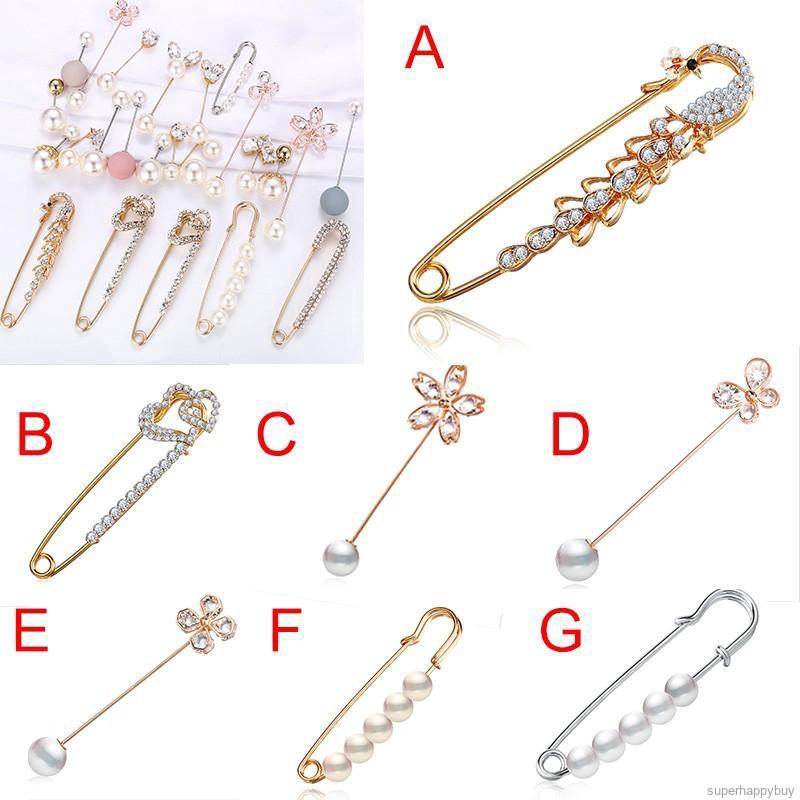 Trâm cài áo kiểu hình học được làm bằng hợp kim thời trang