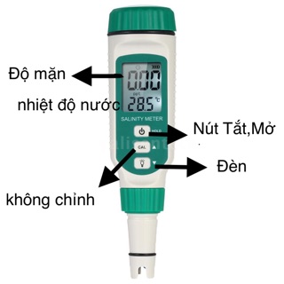 Máy đo độ mặn nước .