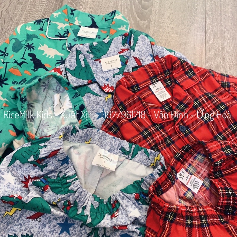 Bộ pyjama nhiều mẫu xuất dư xịn 3