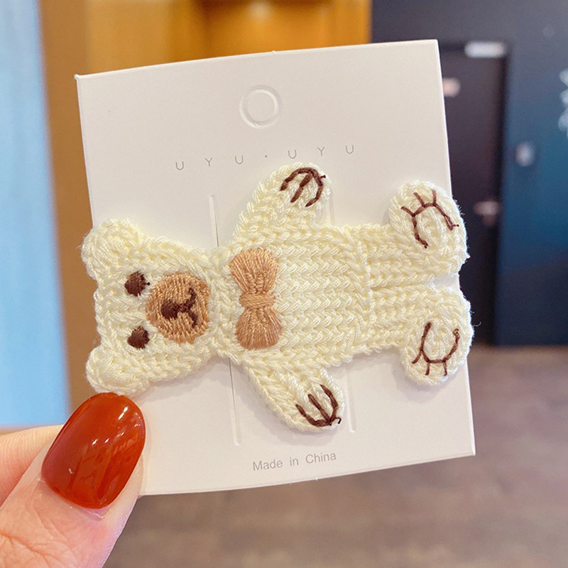 Kẹp Tóc Họa Tiết Hình Học Đơn Giản Dễ Thương Phong Cách Nhật Bản