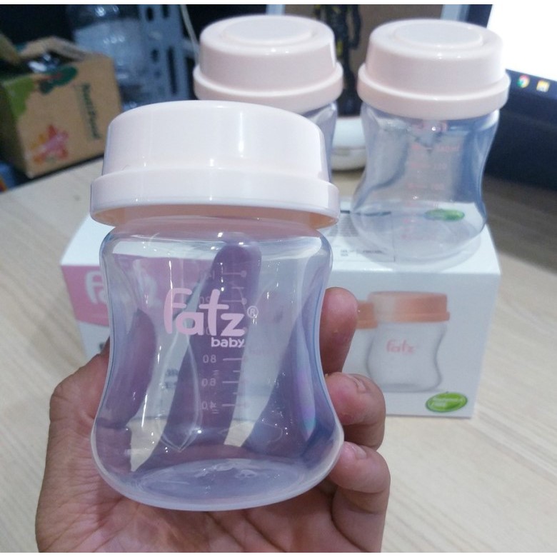 Bình trữ sữa cổ rộng 140ml Fatz FaztBaby Store 2 - FB0140VN (Vừa máy Spectra, Avent, Resonance)