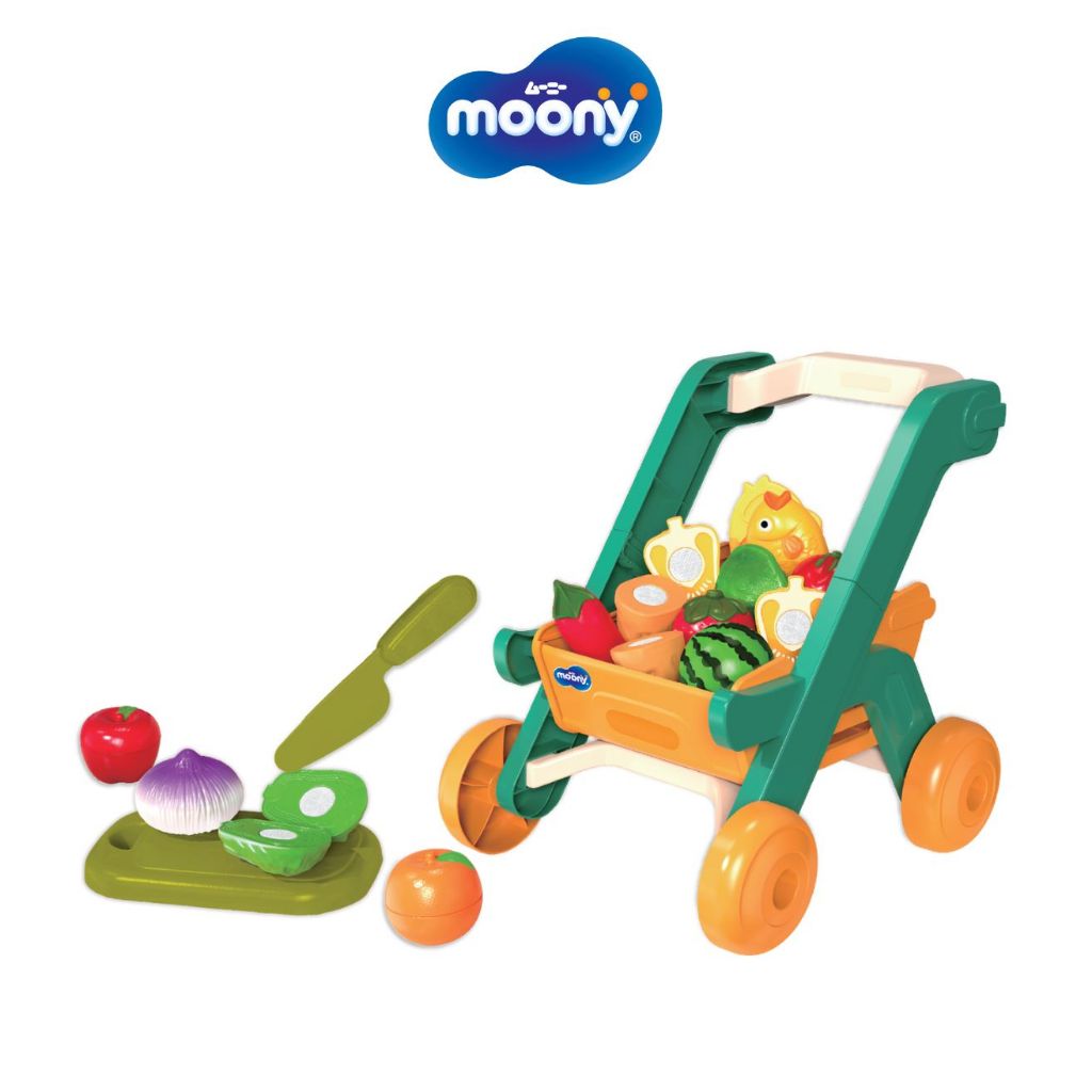Bộ đồ chơi xe đẩy siêu thị Moony
