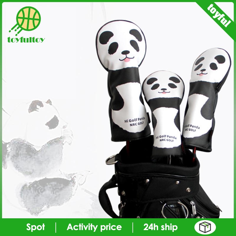 Bộ 3 Vỏ Bọc Bảo Vệ Đầu Gậy Đánh Golf / Câu Lạc Bộ / Câu Lạc Bộ Gỗ Kèm Thẻ Số