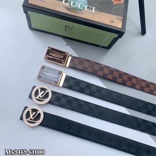 Thắt lưng da mặt Lv đúc cực sang - Dây nịt