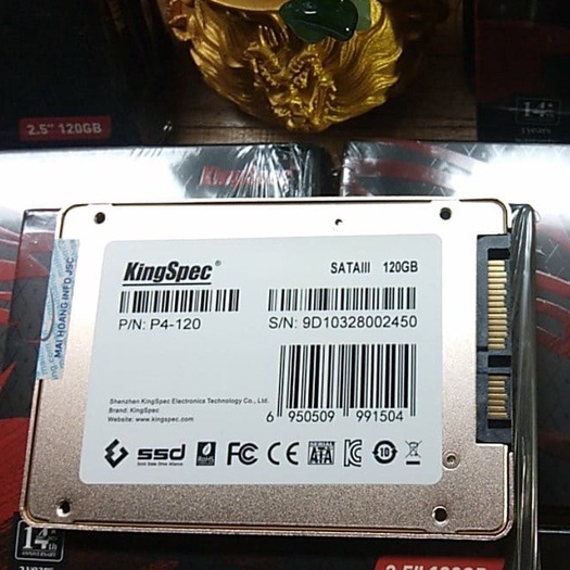 Chính Hãng - SSD 120GB Kingspec { Bảo Hành 36 tháng mới } - Xaclaptop