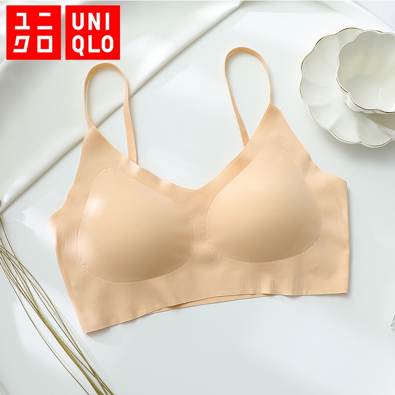 Uniqlo Áo Ngực Không Gọng Siêu Nhẹ Thoáng Khí Nhanh Khô Thời Trang Cho Nữ