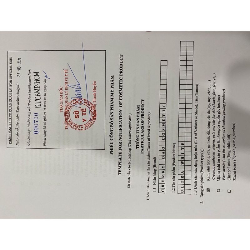 Kem dưỡng trắng da body, siêu thấm hút trong 5s, không lộ vân kem BODY ULTRA WHITE CRD