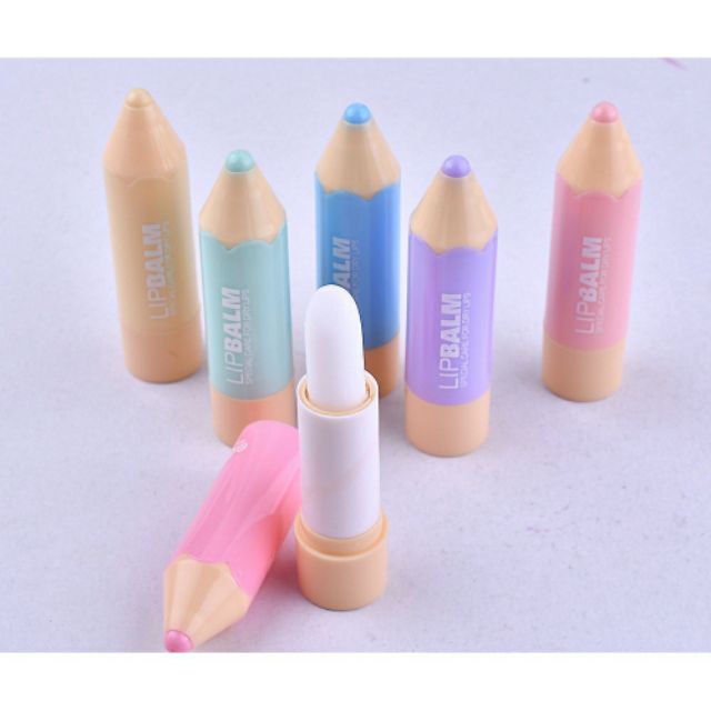 [Thanh Lý Son Gãy] SON DƯỠNG MÔI TỰ NHIÊN CRAYON LIP BALM HÌNH BÚT CHÌ