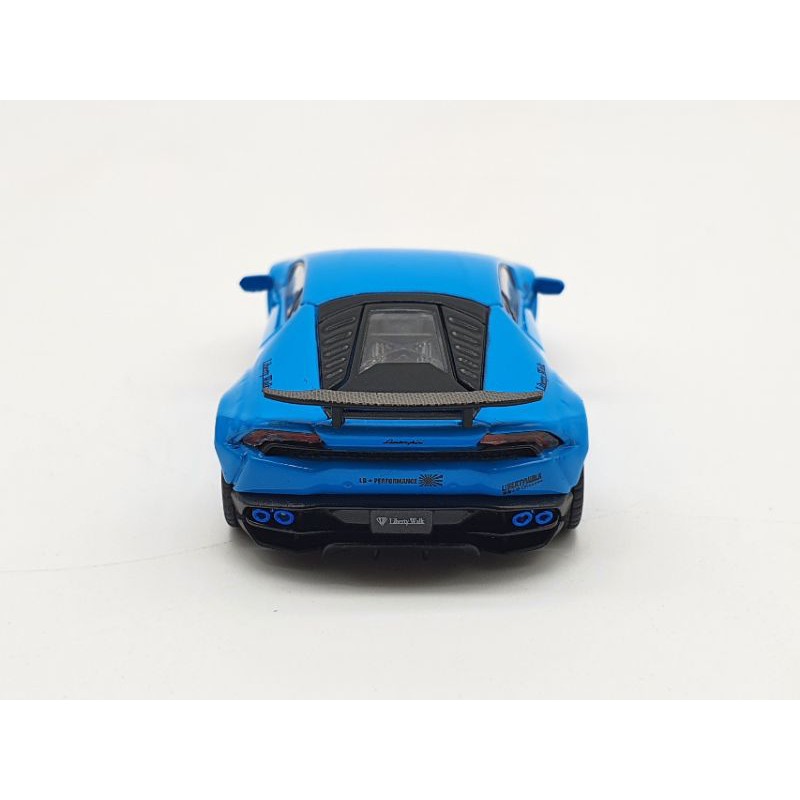 Xe Mô Hình LB* Works Lamborghini Huracán - Light Blue LHD 1:64 Mini GT (Xanh)