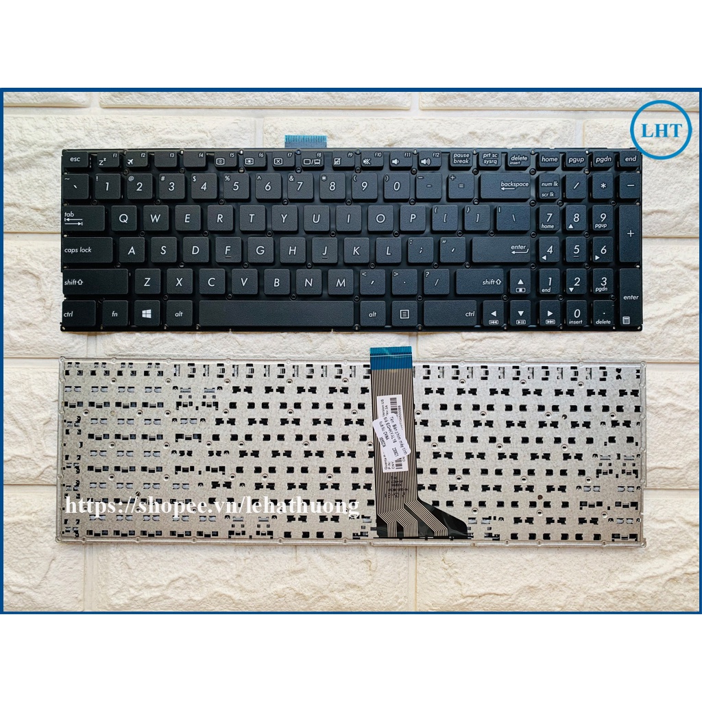 Keyboard/ Bàn Phím Laptop Asus F555 X555 K555 TP550 Hàng Phổ Thông/ Hàng Zin