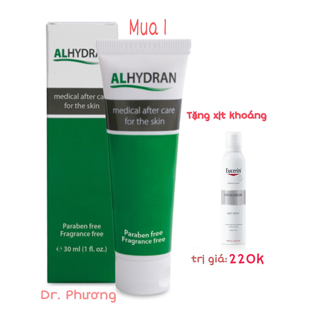 Kem Dưỡng Ẩm ALHYDRAN - Phục Hồi, Tái Tạo Da Hư Tổn, Nhạy Cảm