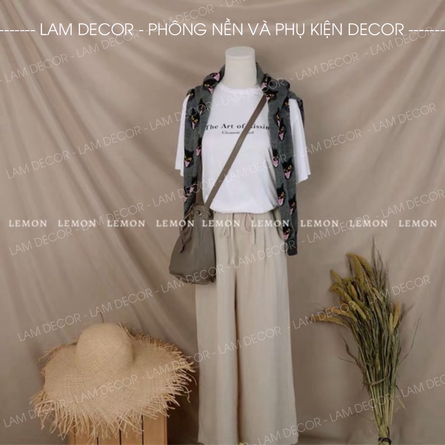 Phông nền vải trơn size to để chụp ảnh sản phẩm và lookbook