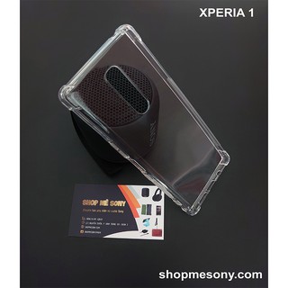 Sony Xperia 1 - Ốp chống sốc TPU trong suốt 4 góc cao cấp
