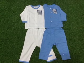Bộ sơ sinh lullaby cúc giữa