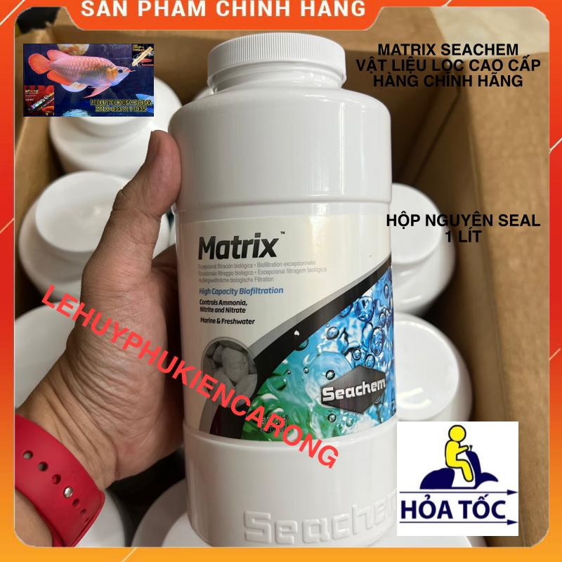 MATRIX SEACHEM Hộp 1 Lít - Vật Liệu Lọc Cao Cấp Cho Hồ Cá Hàng Cty Chính Hãng