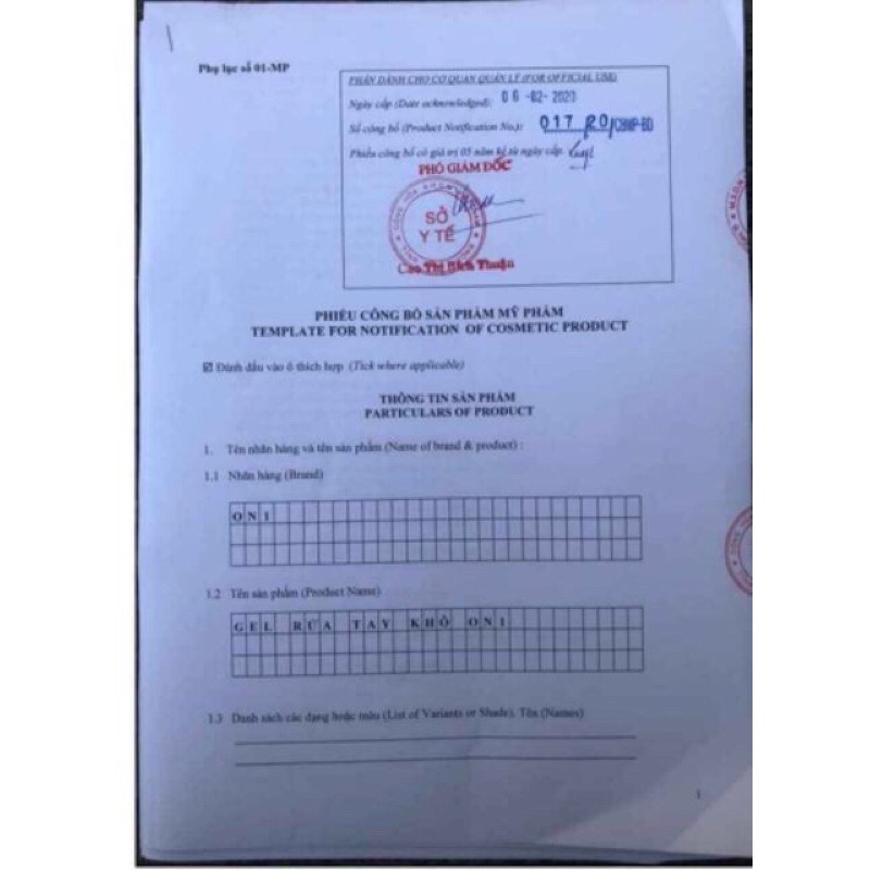 gel rửa tay khô On1 500ml