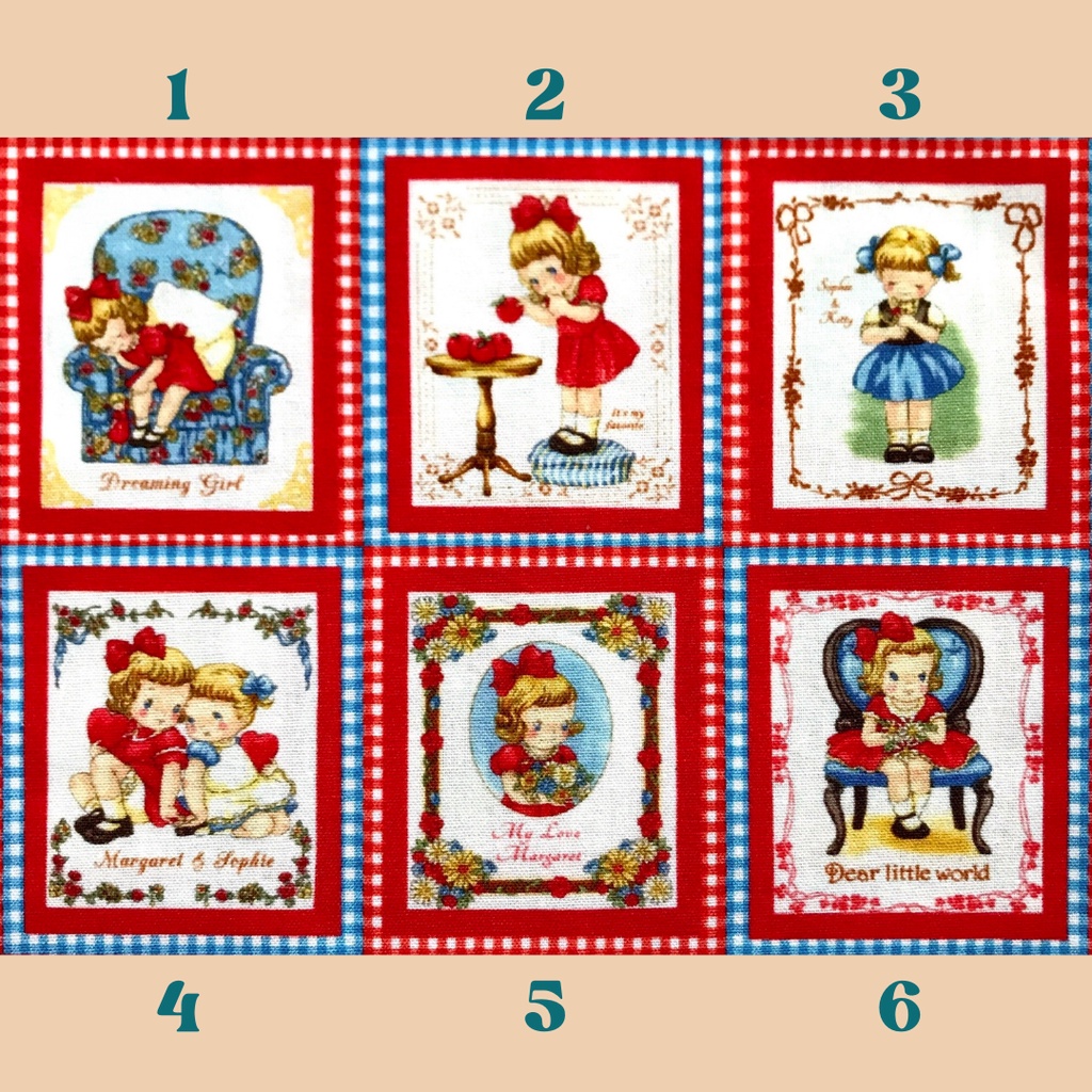 Sticker ủi nhiệt phong cách retro cổ điển Châu Âu, vải may vá, trang trí DIY, đồ handmade patchwork vintage