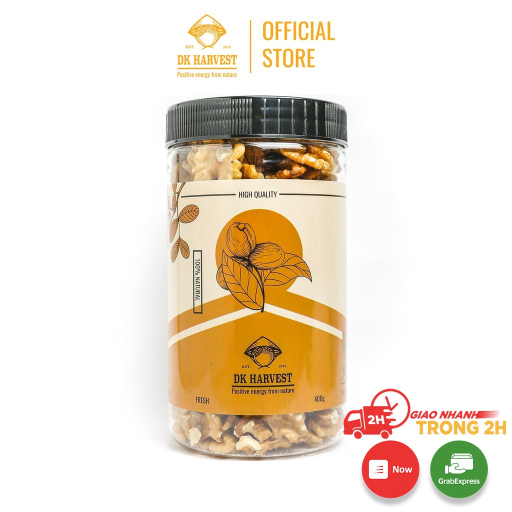 Nhân Hạt Óc Chó DK Harvest - Nhập khẩu USA/Chile - 100g, 200g, 400g | BigBuy360 - bigbuy360.vn