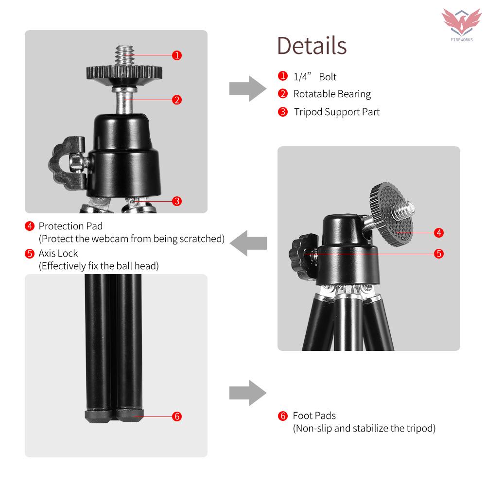 Giá đỡ camera/điện thoại thông minh mini thiết kế linh hoạt dễ mang theo | BigBuy360 - bigbuy360.vn