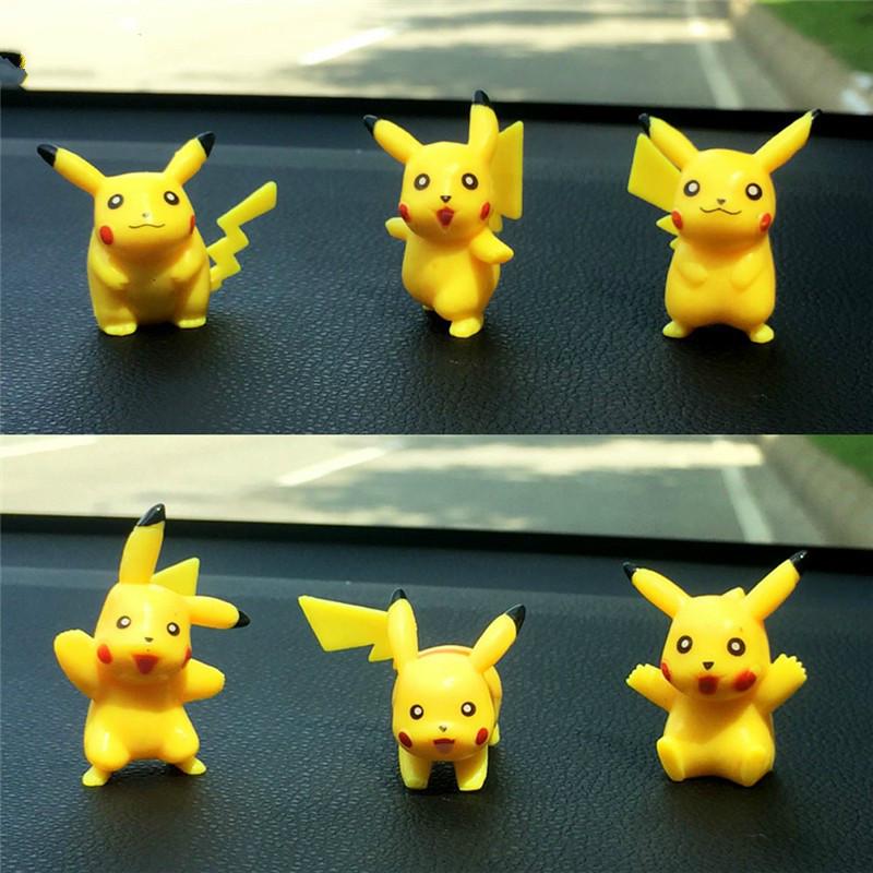 Bộ 6 Mô Hình Nhân Vật Trong Pokemon Kích Thước 4.5cm
