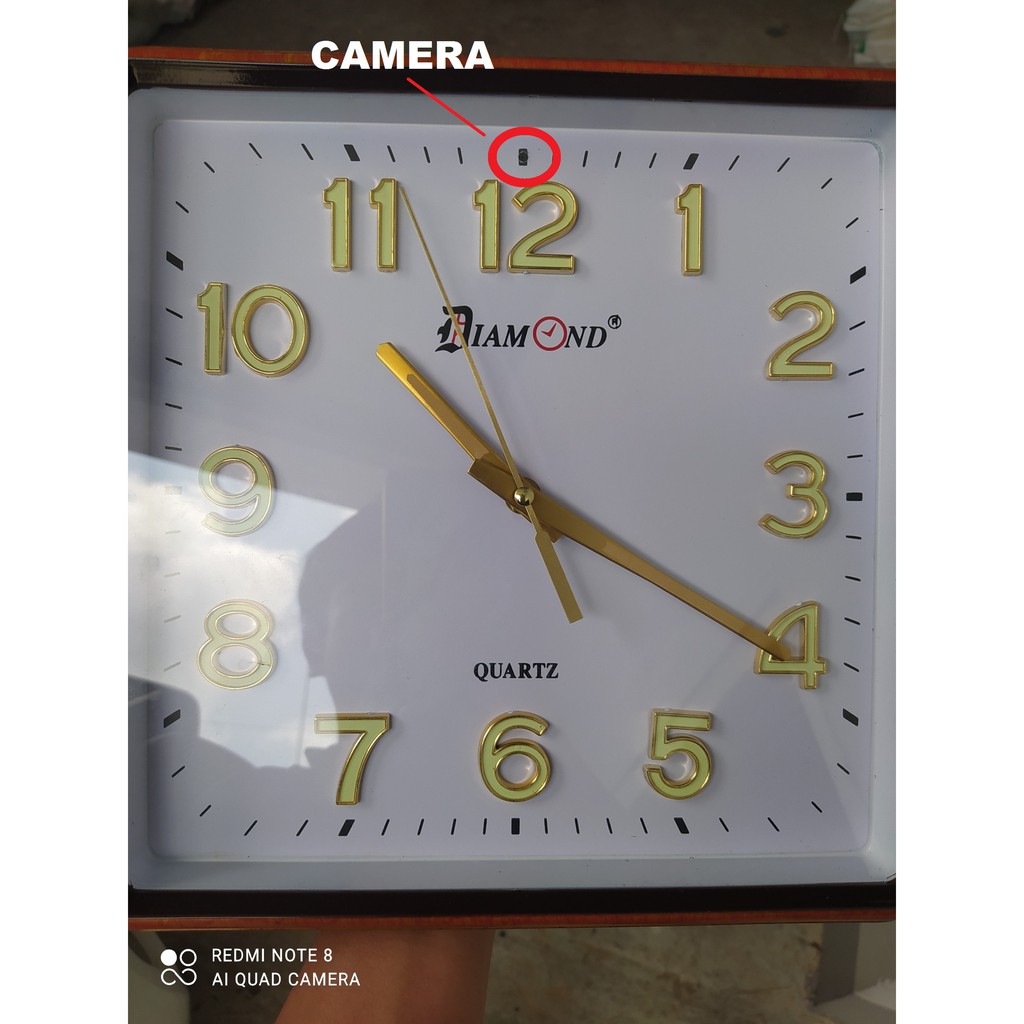 Đồng hồ treo tường thời trang mẫu mã đa dạng - Đồng hồ treo tường camera IP WiFi trực tiếp từ xa trên điện thoại | BigBuy360 - bigbuy360.vn