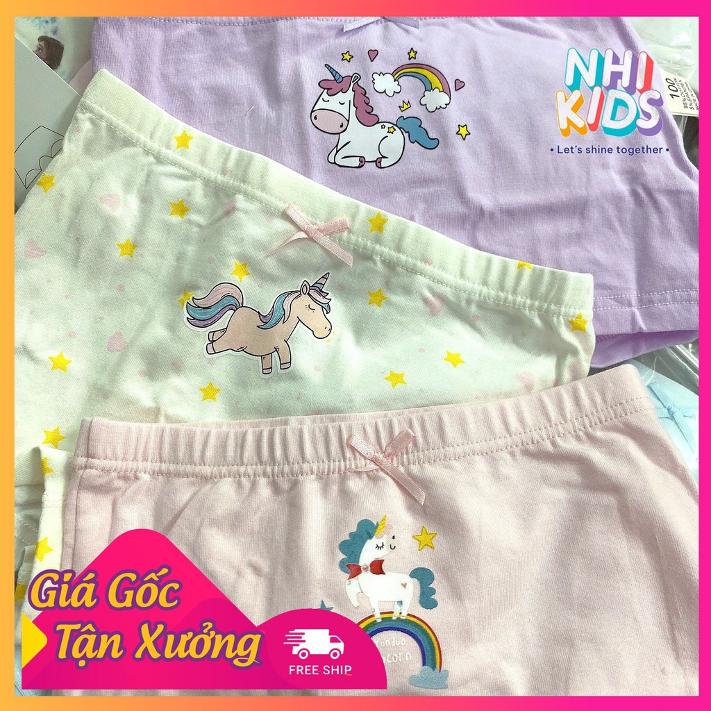 Set 3 quần chíp cho bé gái từ 8 đến 35kg - Nhi Kids