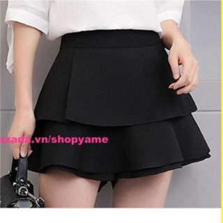 Chân váy 2 tầng xếp nhỏ xinh
