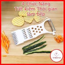 Nạo Vỏ Kèm Bào Rau Củ Đa Năng(NHỰA TRẮNG)