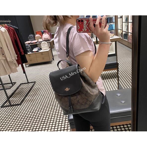 Giấy chứng nhận mua hàng chính hãng COACH Ba lô Coach nữ mới ba lô túi đi học túi đeo ngực
