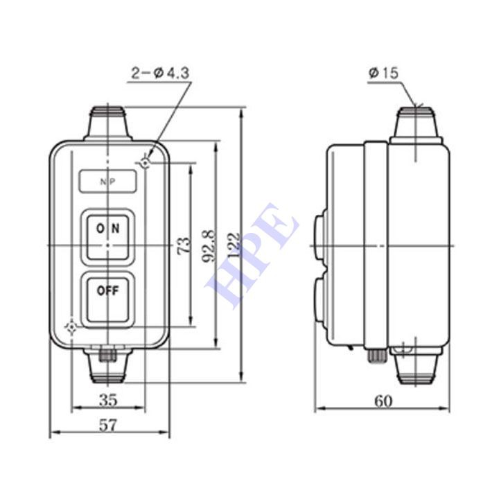 Nút nhấn 2 nút tự giữ